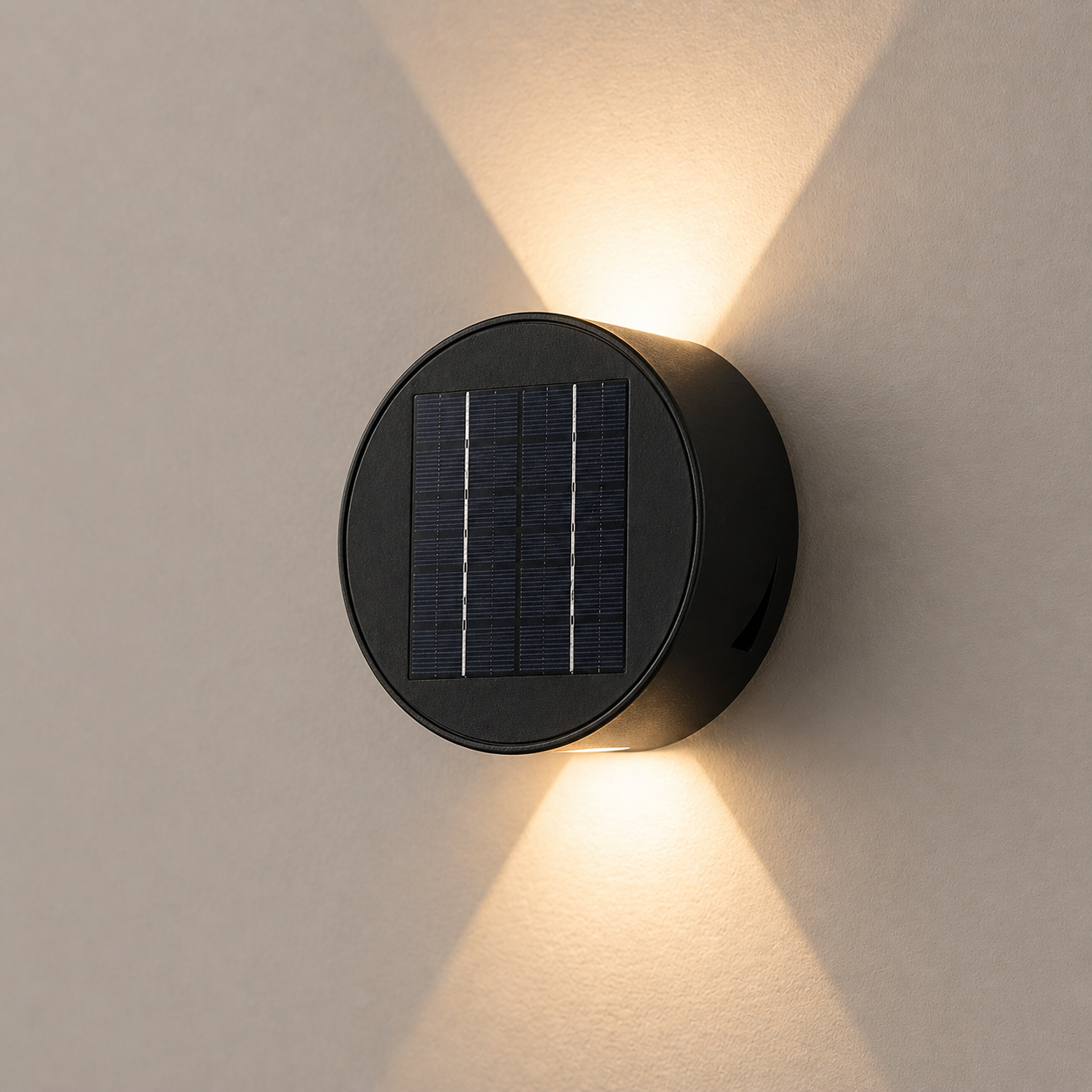 Solkrets | Solcellsvägglampa med 360° Rotation (2-pak)