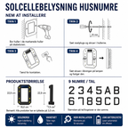 Vindahls Husnumre | Oplyste & Soldrevne