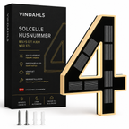 Vindahls Husnumre | Oplyste & Soldrevne