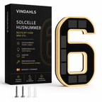 Vindahls Husnumre | Oplyste & Soldrevne