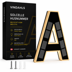 Vindahls Husnumre | Oplyste & Soldrevne